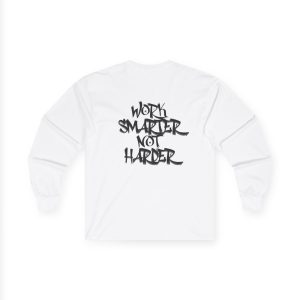 wsnh work smarter not harder | long sleeve tee